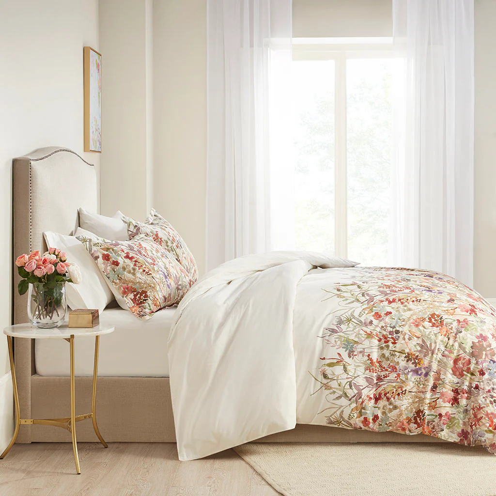 Mariana 3-Piece Cotton Printed  Duvet Cover Set - Image 5