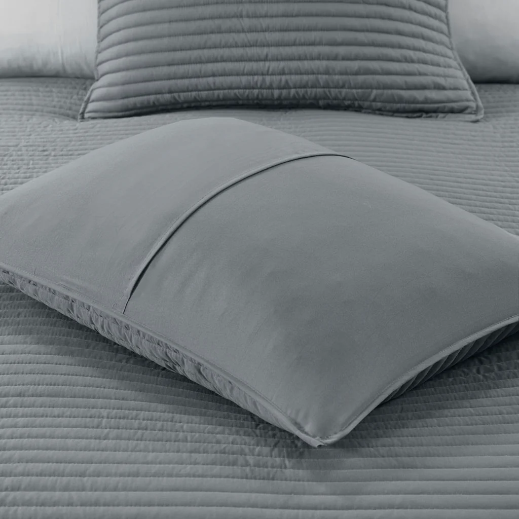 Marina 8-Piece Printed Seersucker Comforter and Quilt Set Collection - Image 42