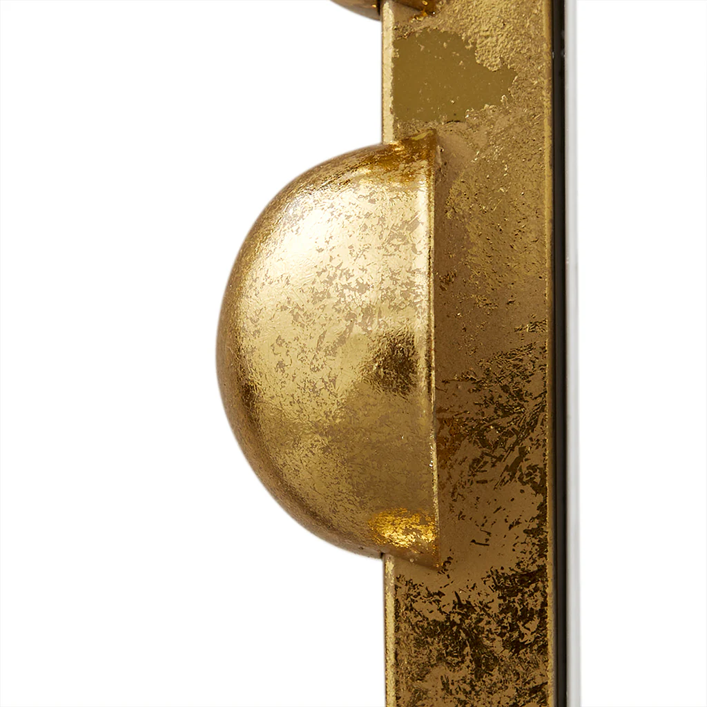 Marlowe 27" Medium Decorative Round Wall Mirror with Beaded Metal Frame - Image 26
