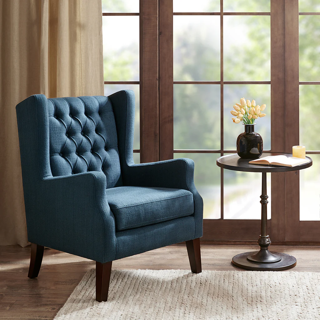 Maxwell Button Tufted Wing Chair - Image 12