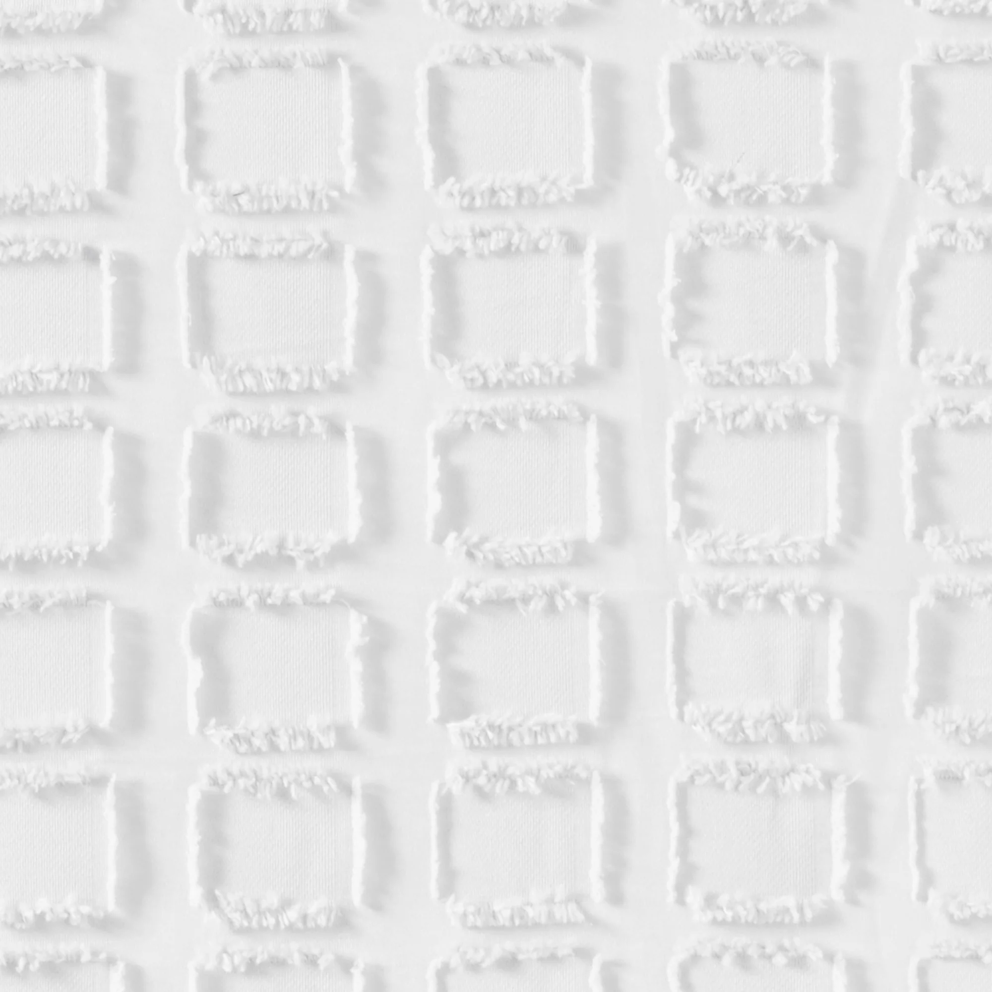 Metro Woven Clipped Solid Shower Curtain - Image 4