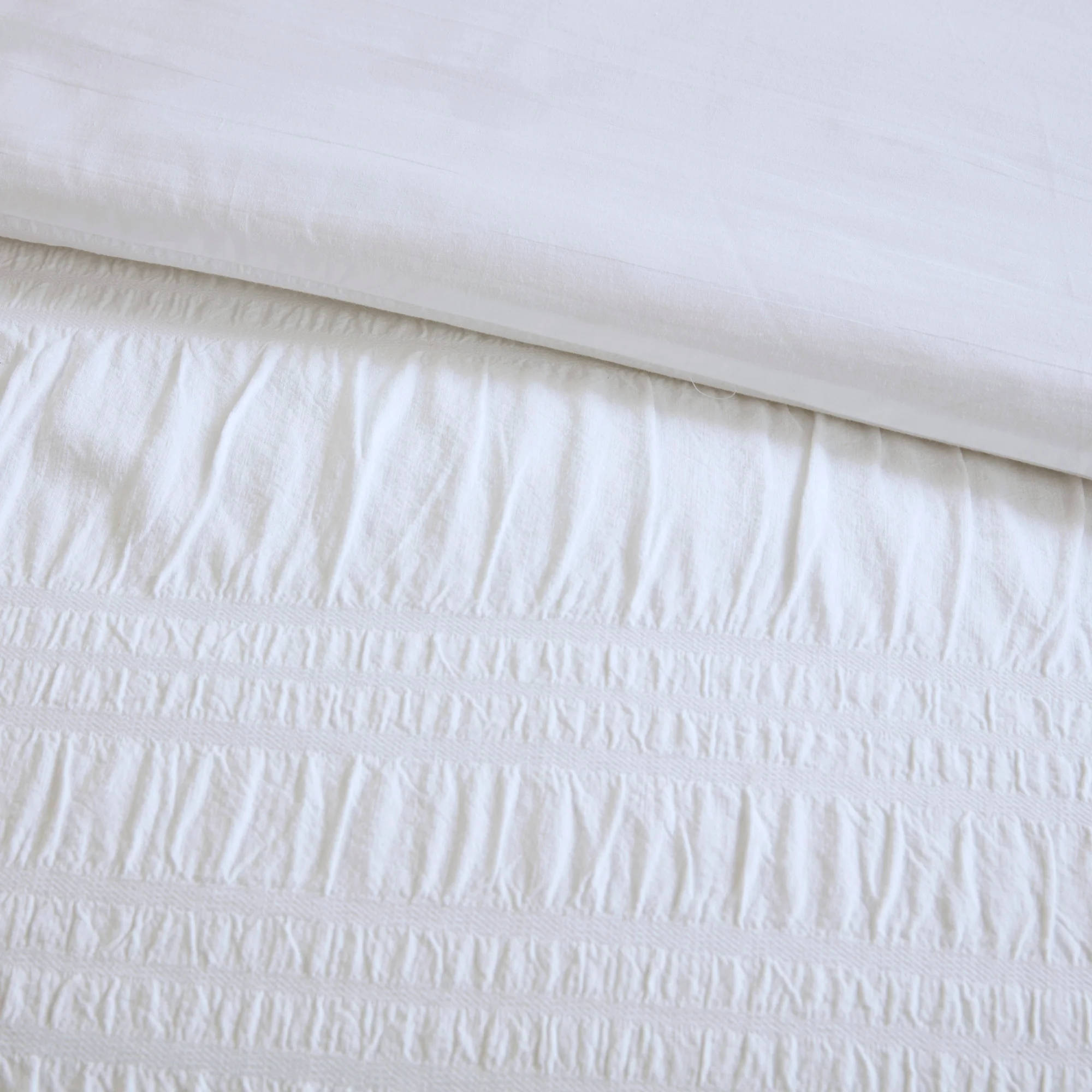 Nicolette 4-Piece Cotton Seersucker Duvet Cover Set - Image 10