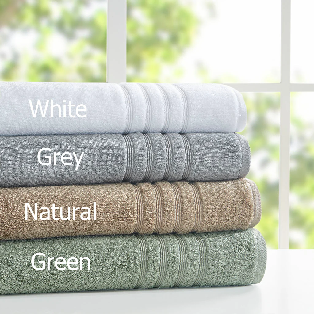 Nurture Sustainable Antimicrobial Bath Towel 6-Piece Set - Image 5