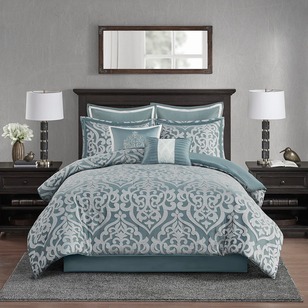 Odette 8-Piece Jacquard Comforter Set - Image 41