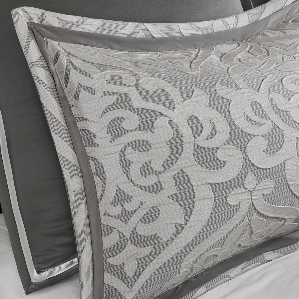 Odette 8-Piece Jacquard Comforter Set - Image 6