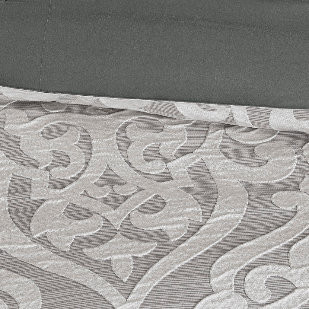 Odette 8-Piece Jacquard Comforter Set - Image 8