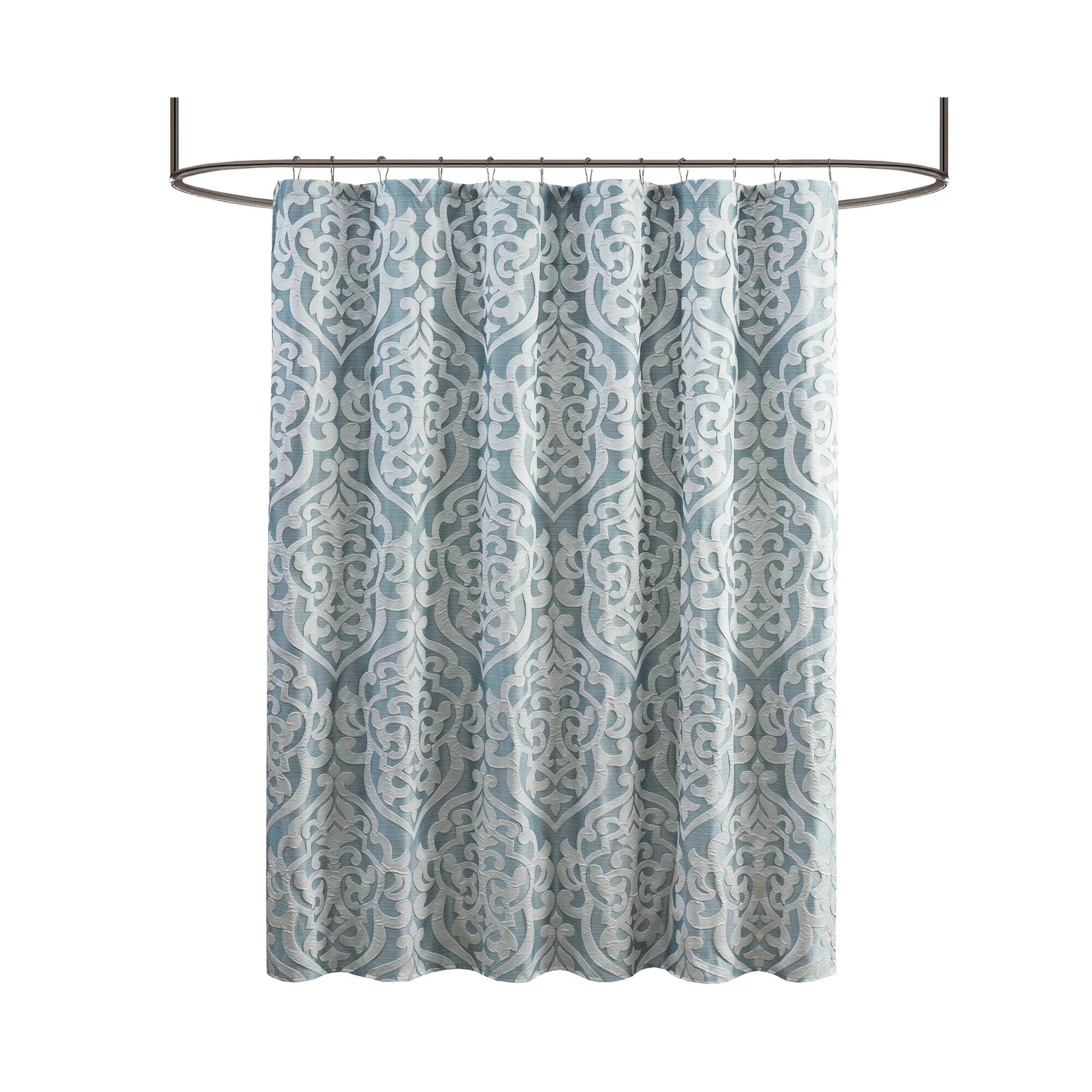 Odette Jacquard Shower Curtain - Image 6