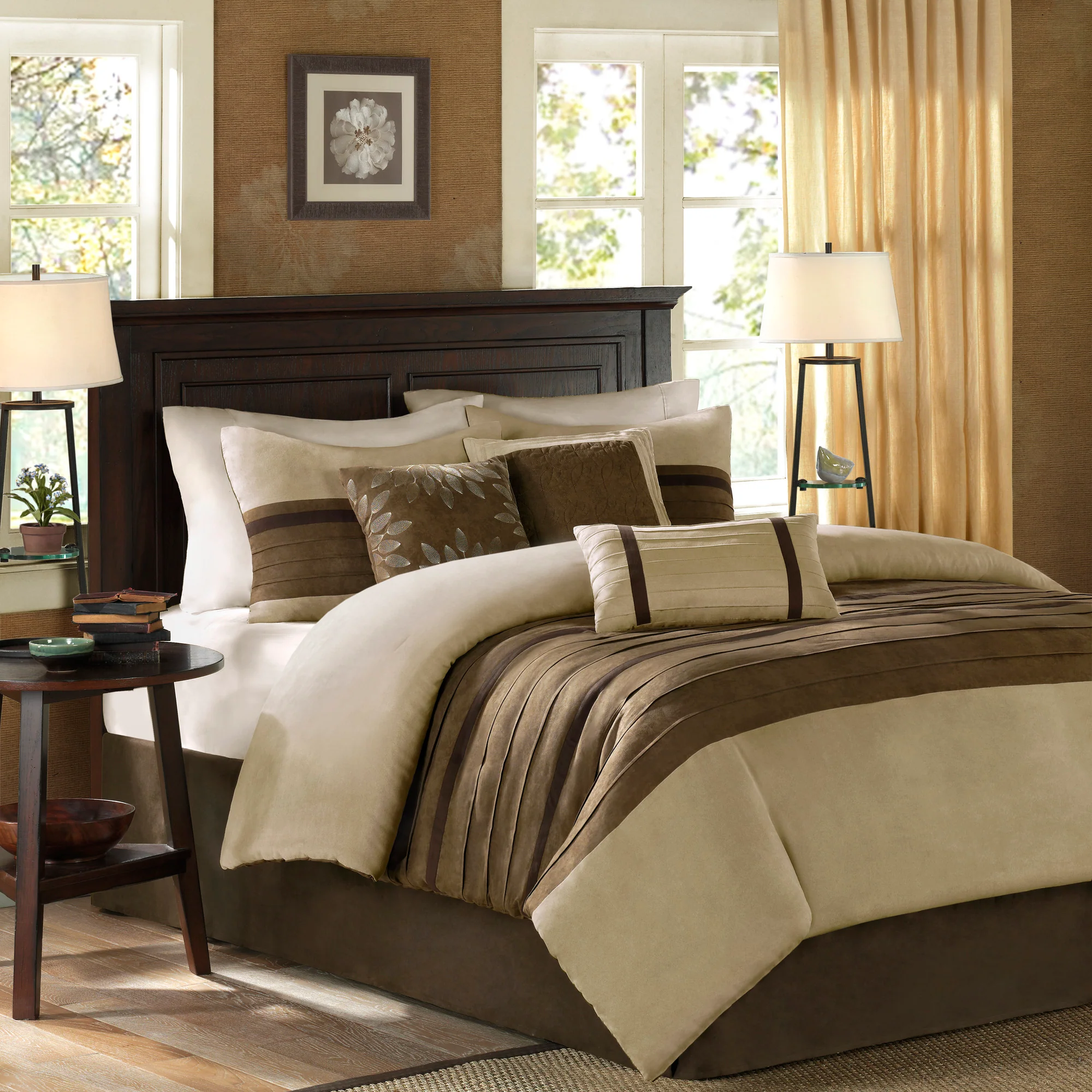 Palmer 7-Piece Faux Suede Comforter Set