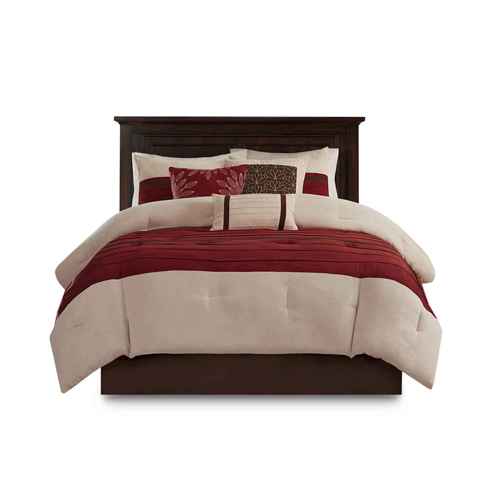 Palmer 7-Piece Faux Suede Comforter Set - Image 32