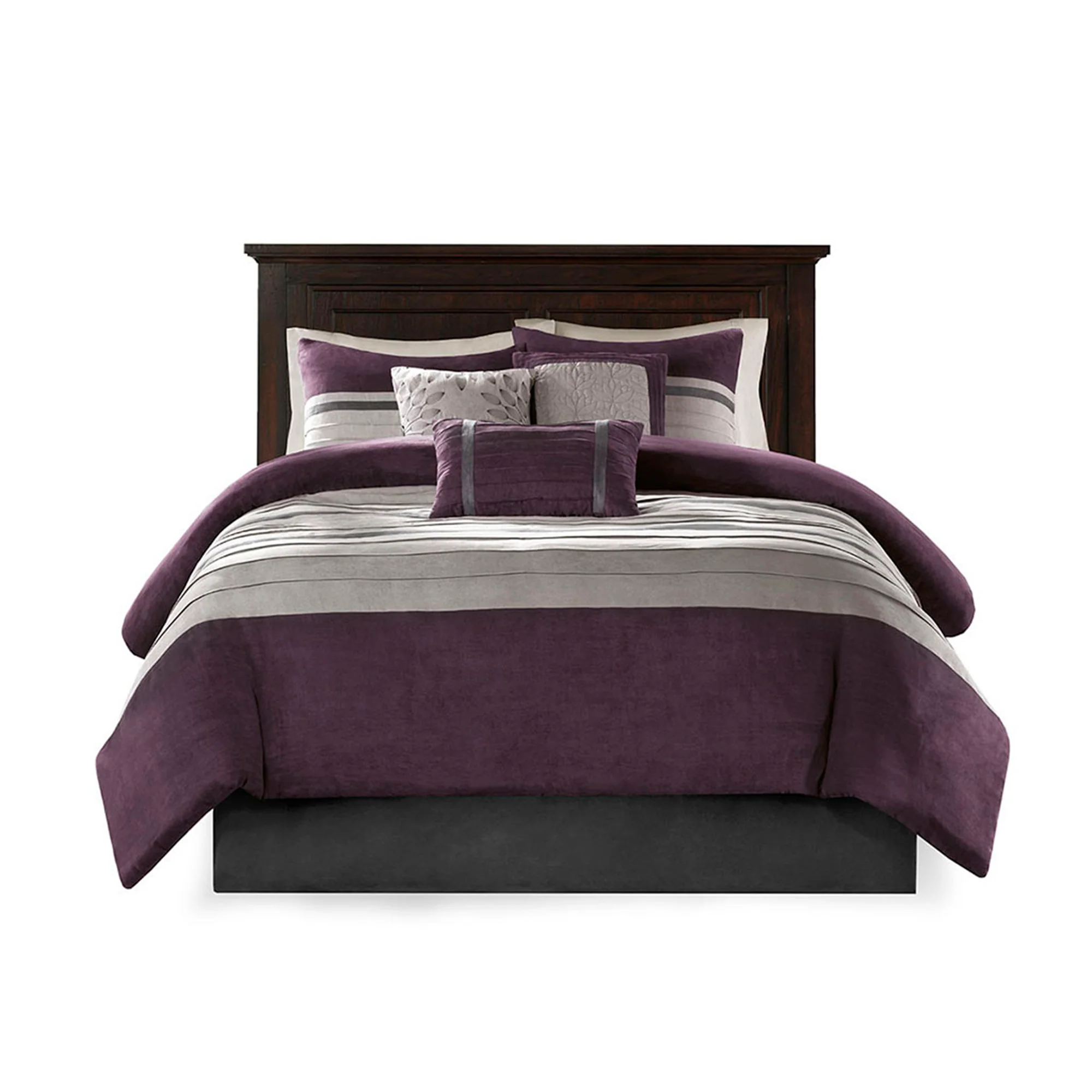 Palmer 7-Piece Faux Suede Comforter Set - Image 44