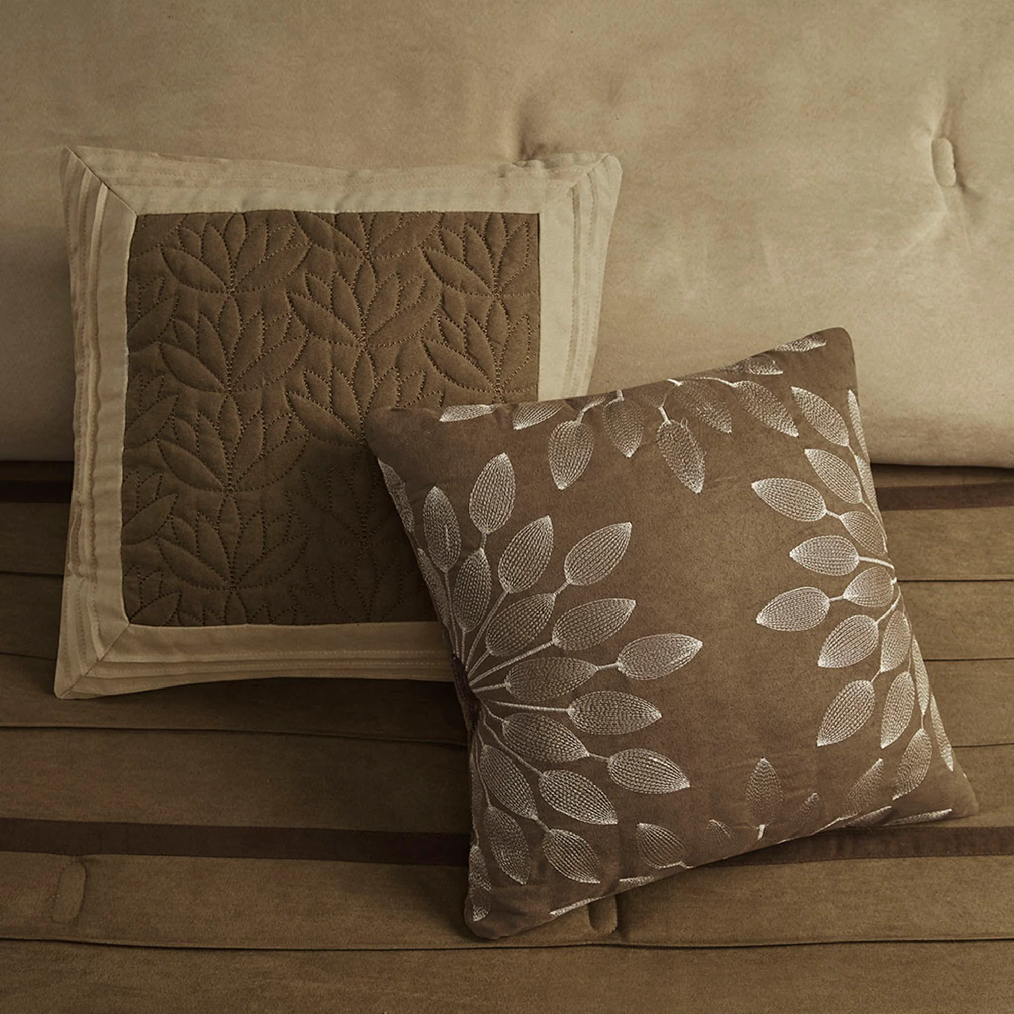 Palmer 7-Piece Faux Suede Comforter Set - Image 5