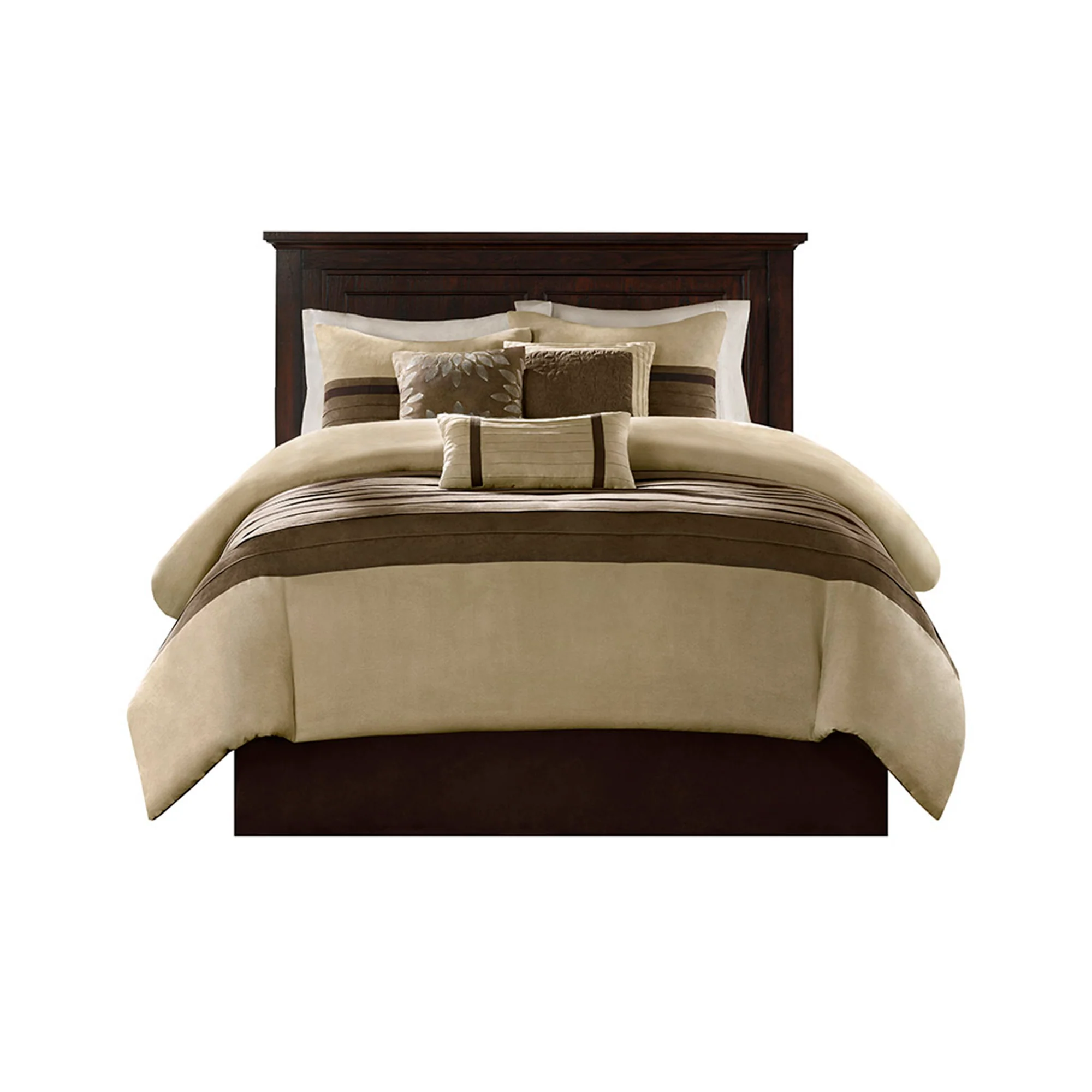 Palmer 7-Piece Faux Suede Comforter Set - Image 8