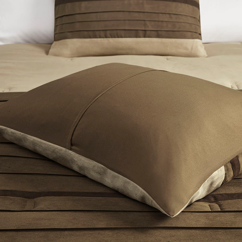 Palmer 7-Piece Faux Suede Comforter Set - Image 29