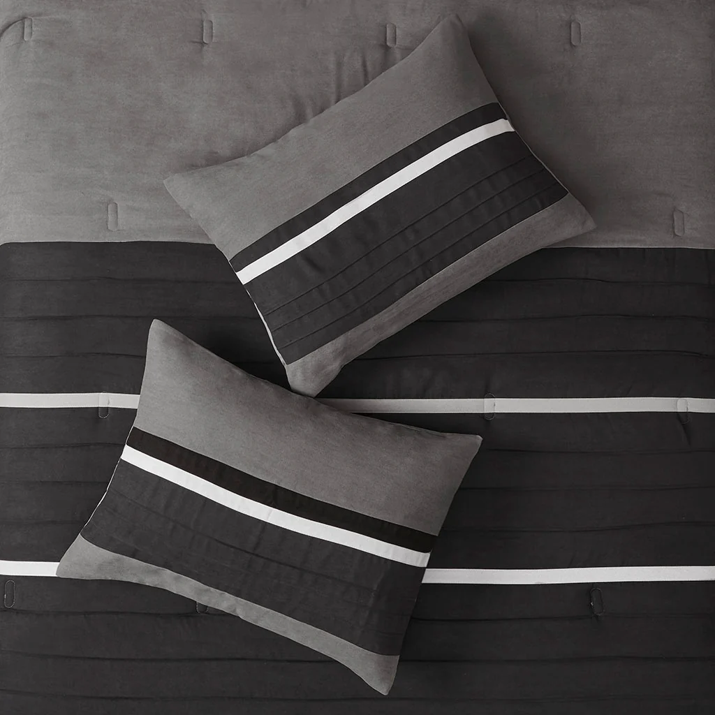 Palmer 7-Piece Faux Suede Comforter Set - Image 31