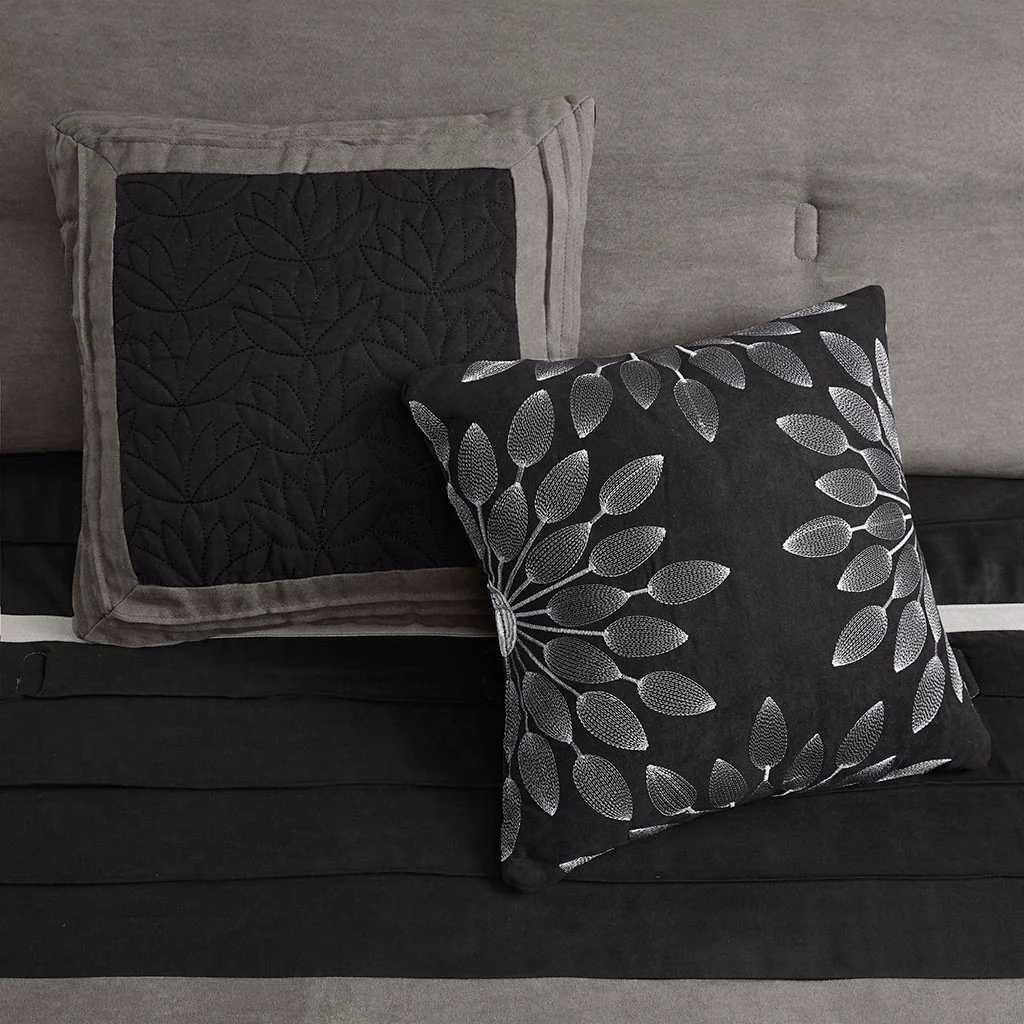 Palmer 7-Piece Faux Suede Comforter Set - Image 37