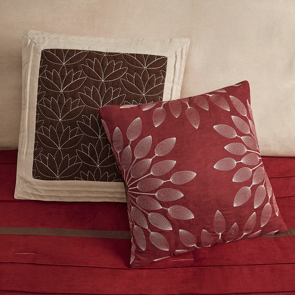 Palmer 7-Piece Faux Suede Comforter Set - Image 38