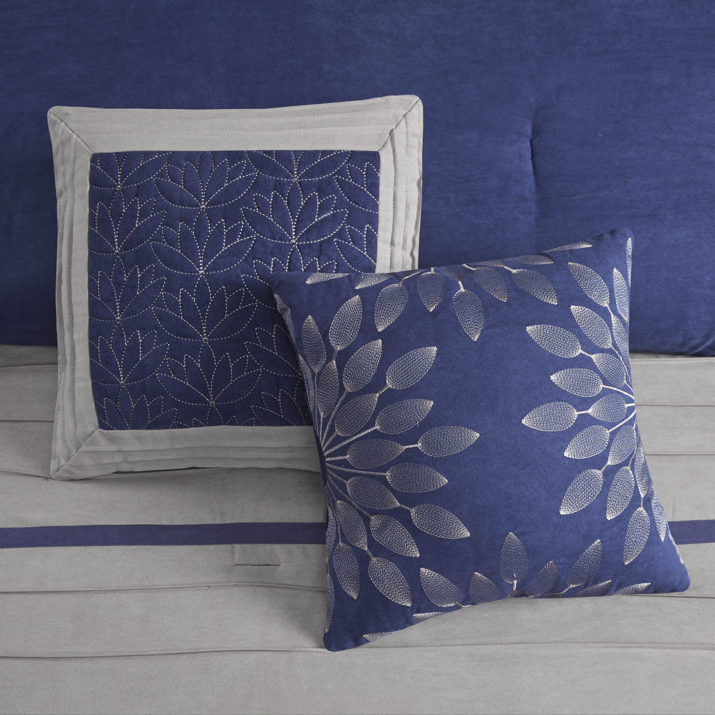 Palmer 7-Piece Faux Suede Comforter Set - Image 39
