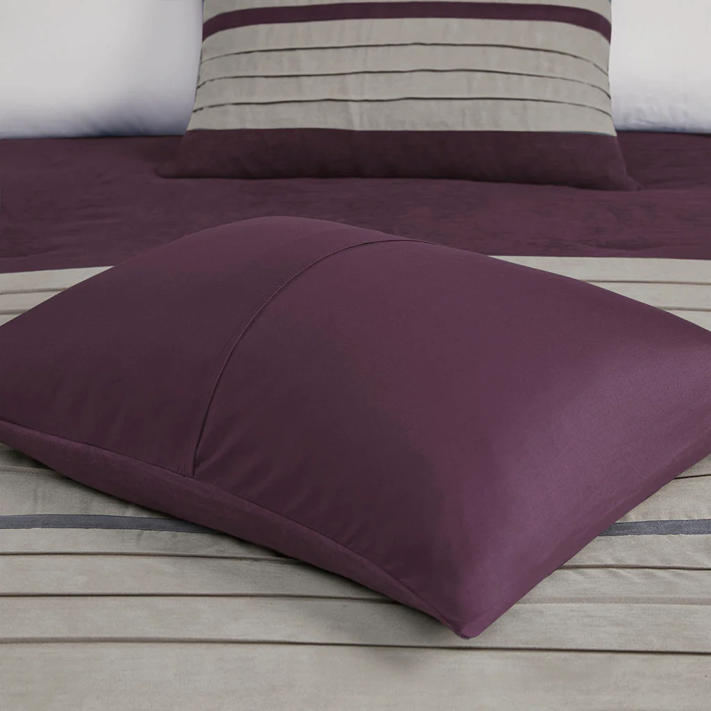 Palmer 7-Piece Faux Suede Comforter Set - Image 40