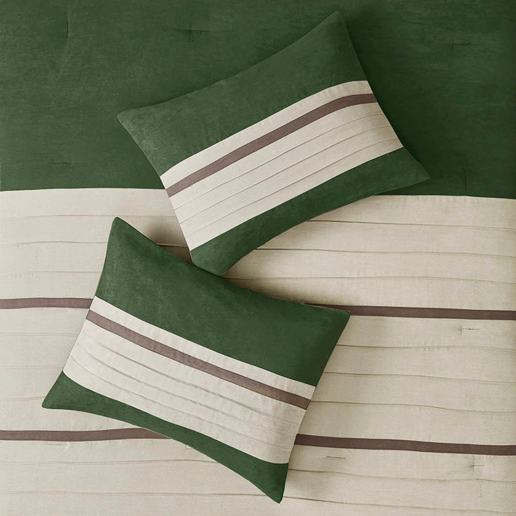 Palmer 7-Piece Faux Suede Comforter Set - Image 42