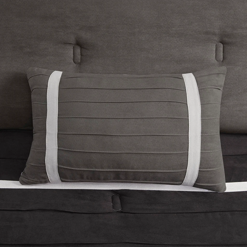 Palmer 7-Piece Faux Suede Comforter Set - Image 43