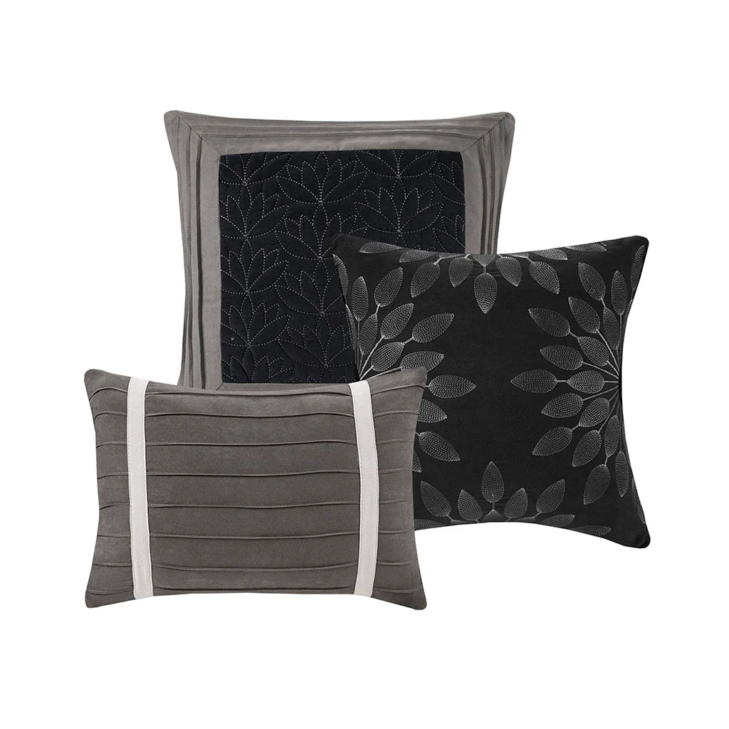 Palmer 7-Piece Faux Suede Comforter Set - Image 55