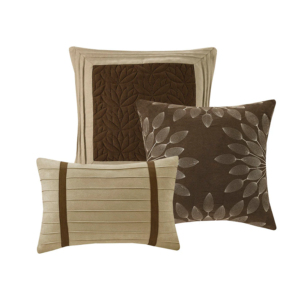 Palmer 7-Piece Faux Suede Comforter Set - Image 59