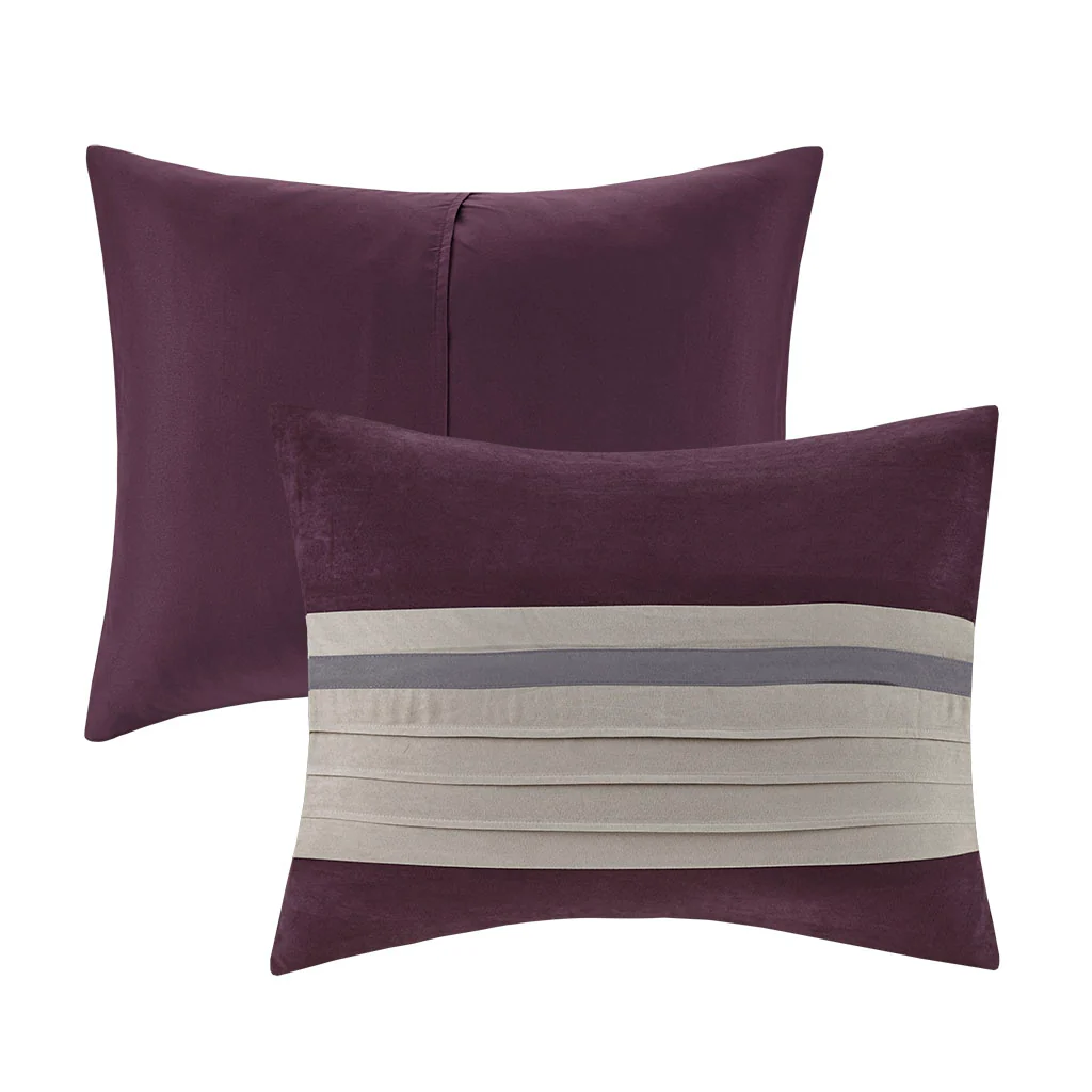 Palmer 7-Piece Faux Suede Comforter Set - Image 63