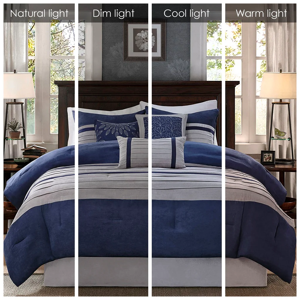 Palmer 7-Piece Faux Suede Comforter Set - Image 72