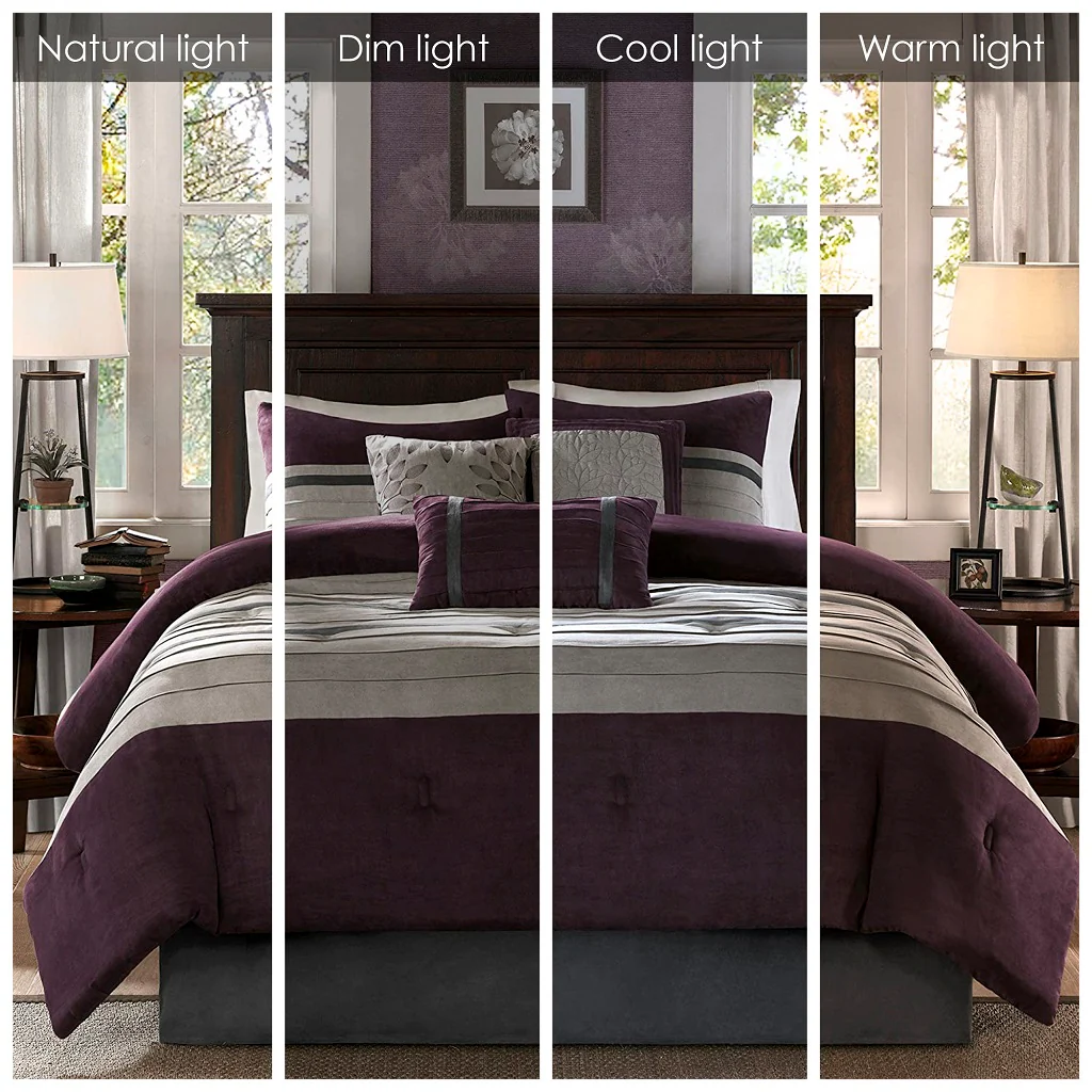 Palmer 7-Piece Faux Suede Comforter Set - Image 74