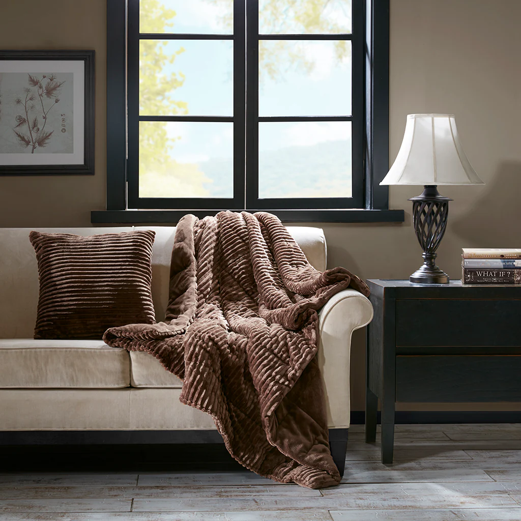 Parker Oversized Plush Down Alternative Filled Throw - Image 12