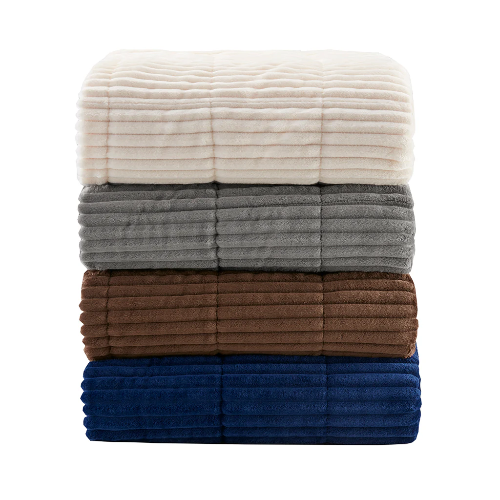 Parker Oversized Plush Down Alternative Filled Throw - Image 3