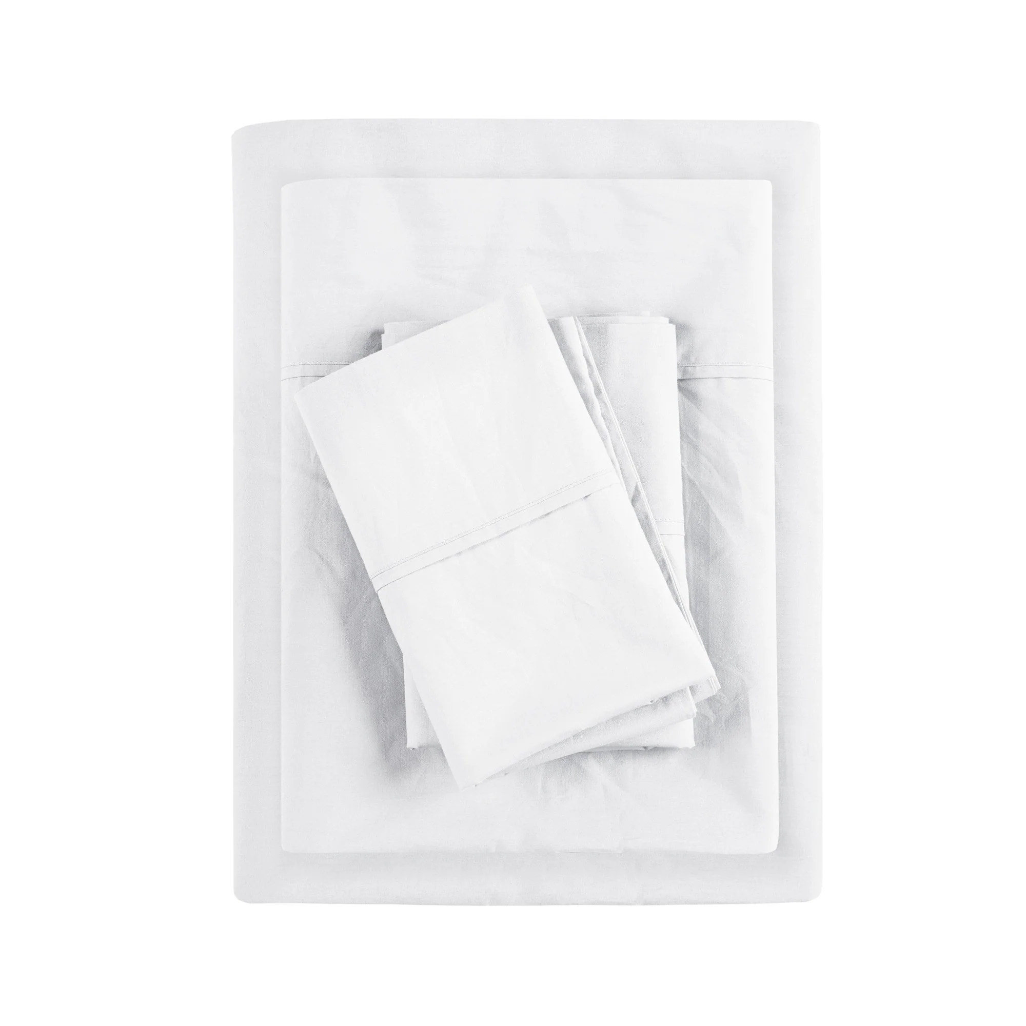 Peached Percale 200 Thread Count Relaxed Cotton Percale Sheet Set - Image 26