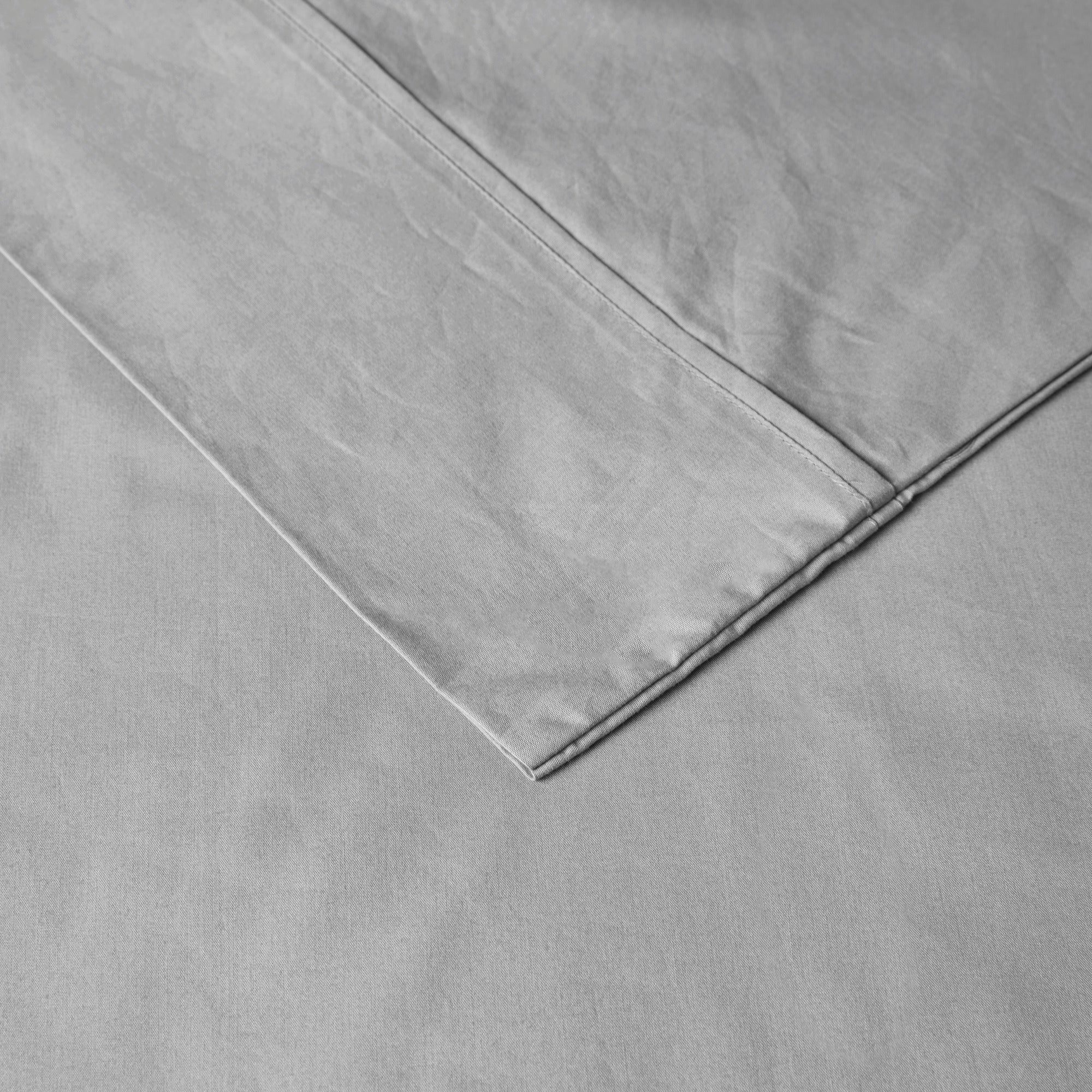 Peached Percale 200 Thread Count Relaxed Cotton Percale Sheet Set - Image 40