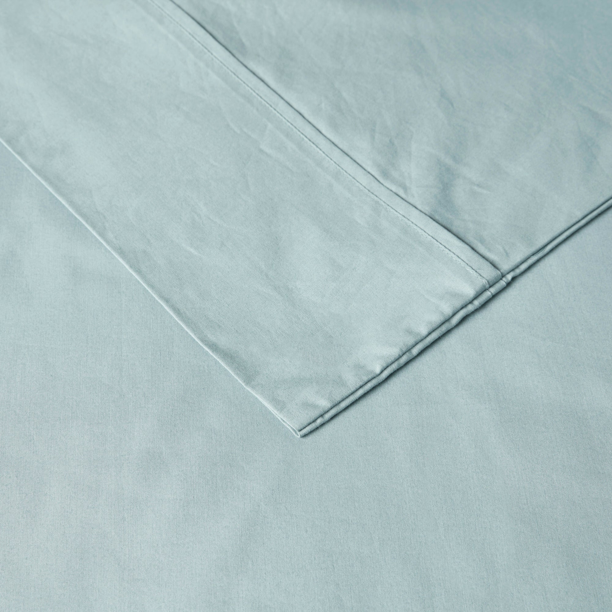 Peached Percale 200 Thread Count Relaxed Cotton Percale Sheet Set - Image 50