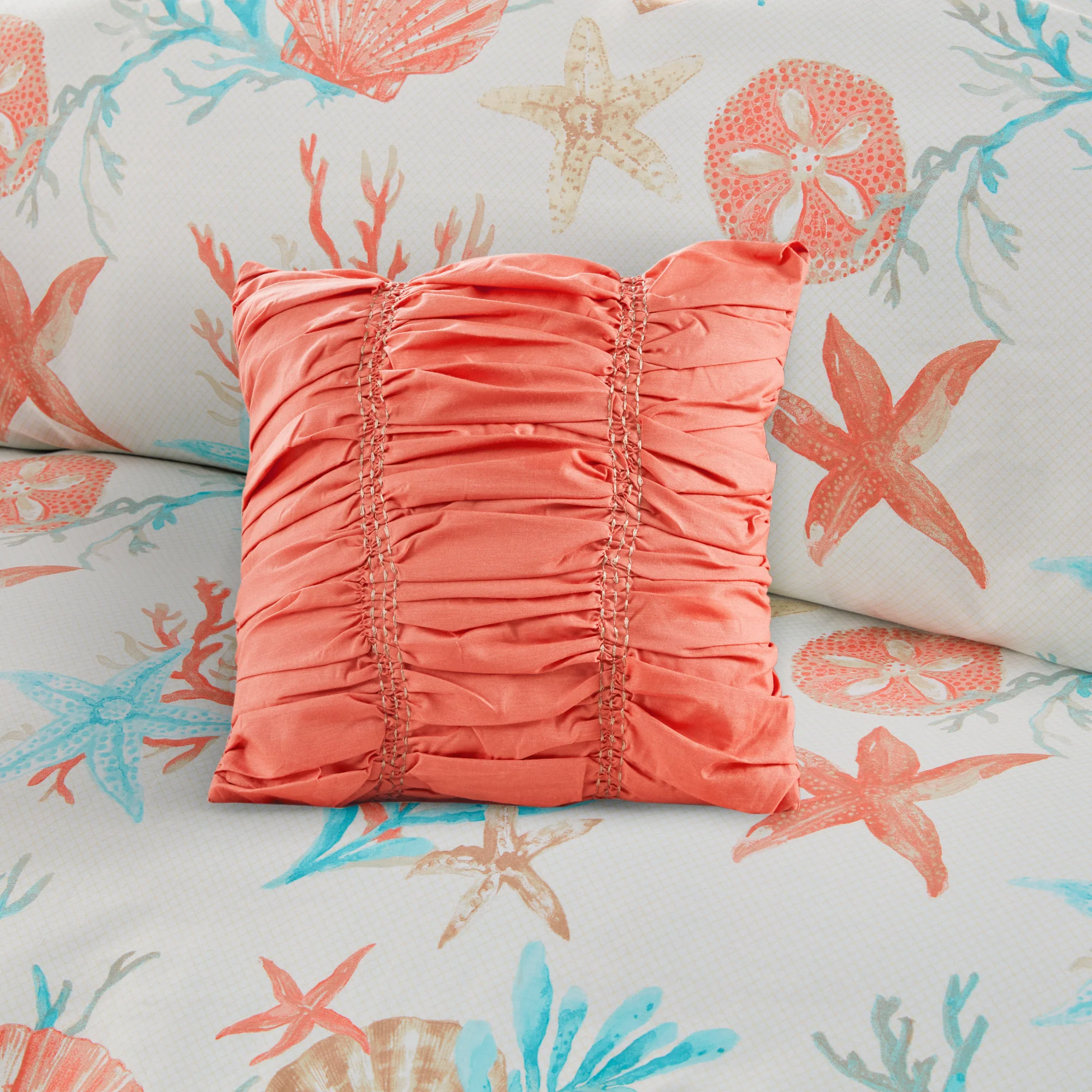 Pebble Beach 6-Piece Cotton Sateen Duvet Cover Set - Image 9