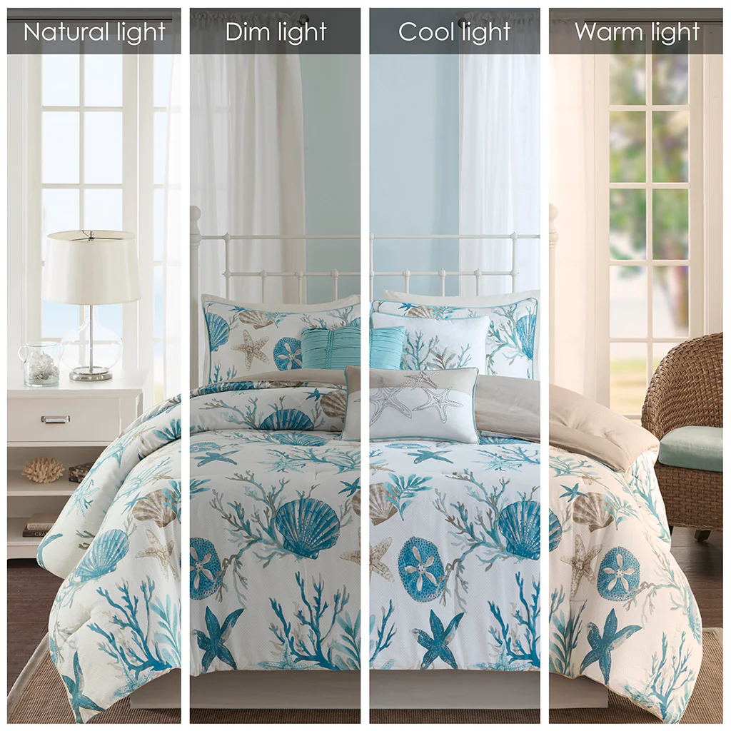 Pebble Beach 7-Piece Cotton Sateen Comforter Set - Image 29