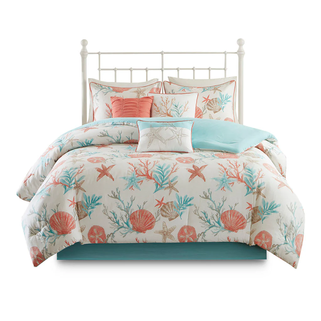 Pebble Beach 7-Piece Cotton Sateen Comforter Set - Image 4