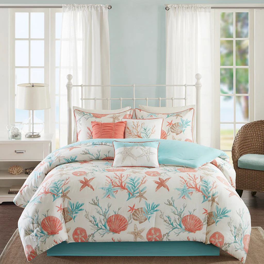 Pebble Beach 7-Piece Cotton Sateen Comforter Set - Image 5
