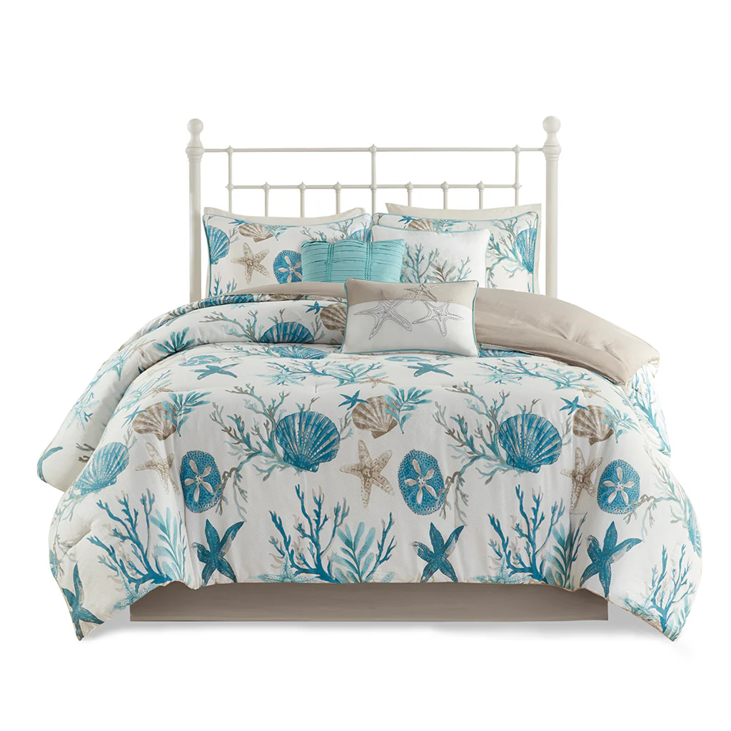 Pebble Beach 7-Piece Cotton Sateen Comforter Set - Image 6
