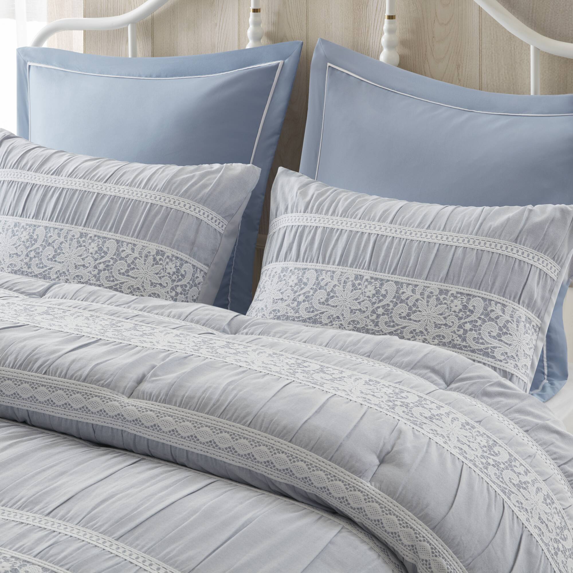 Perryn 7-Piece Jacquard Comforter Set - Image 8