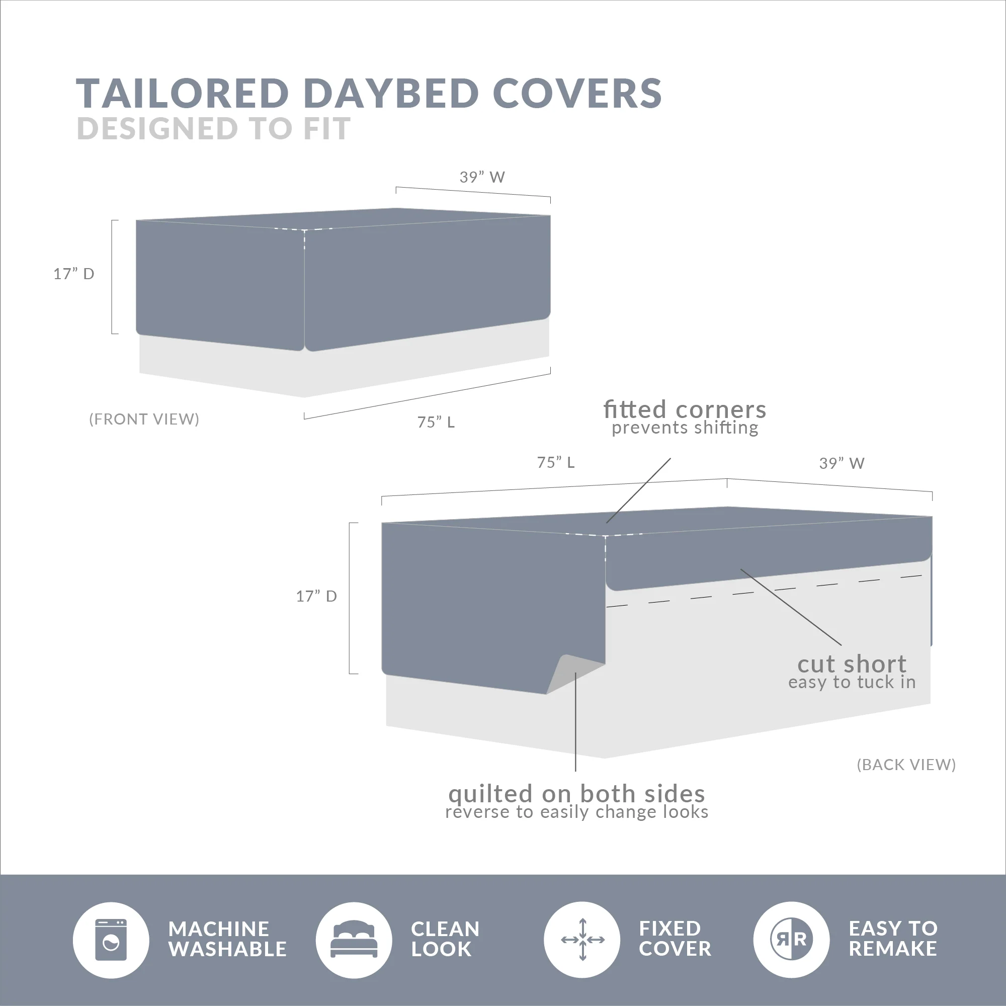 Peyton 6-Piece Reversible Daybed Cover Set - Image 8