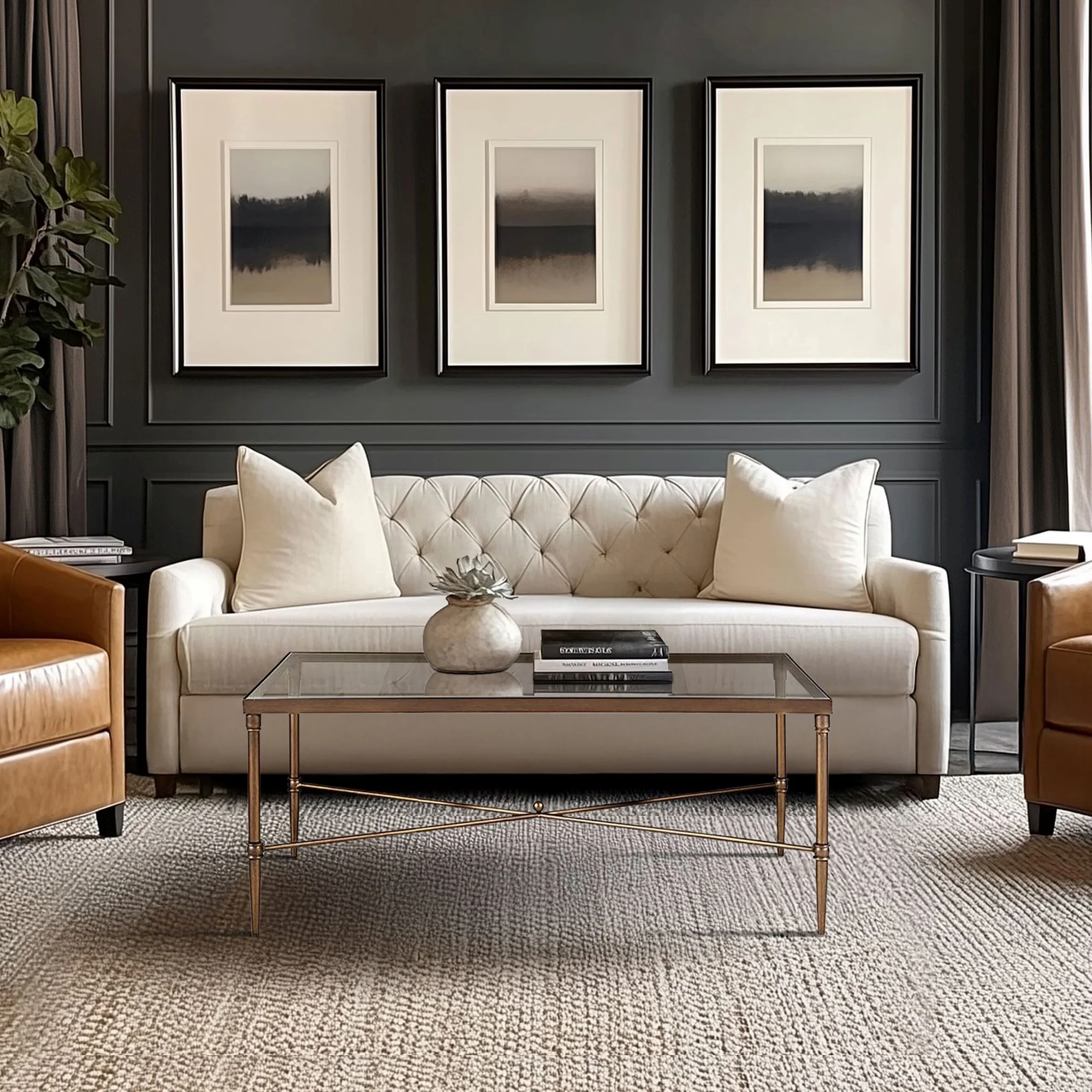 Porter Rectangular Metal & Glass Coffee Table - Image 4