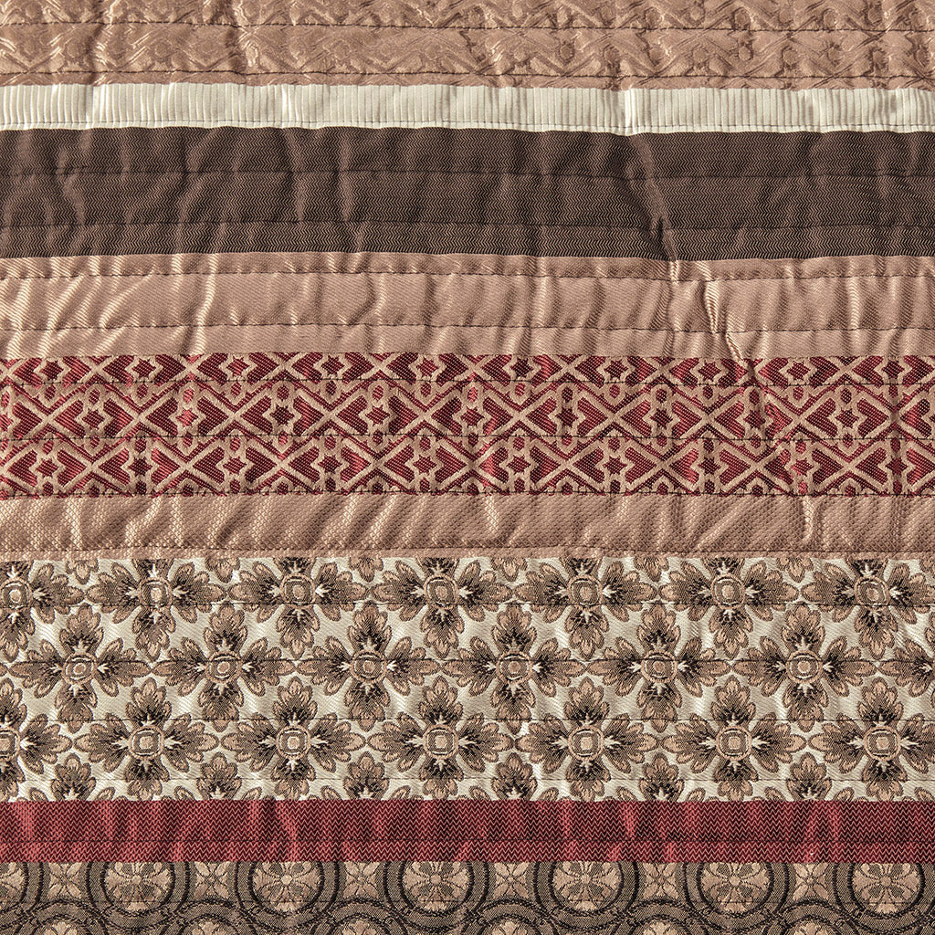 Princeton 5-Piece Jacquard Quilt Set with Throw Pillows - Image 13