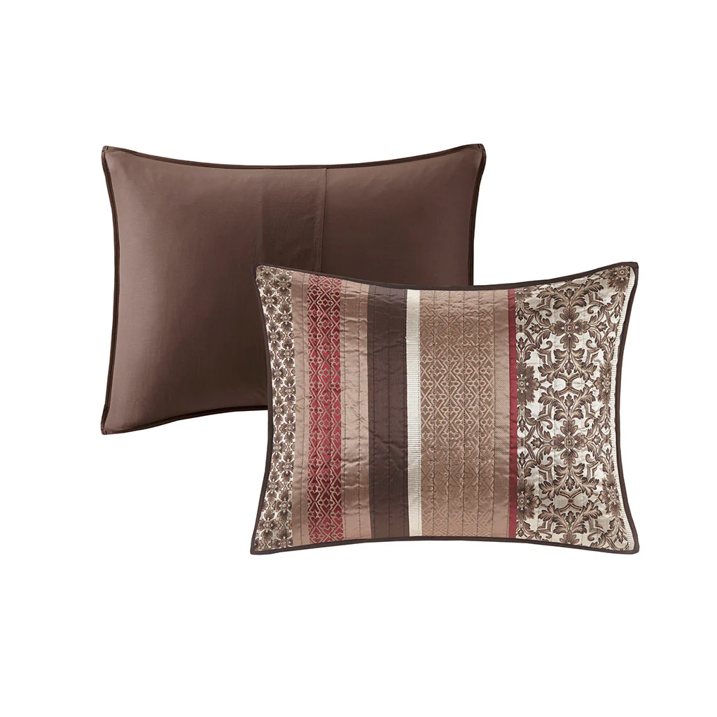 Princeton 5-Piece Jacquard Quilt Set with Throw Pillows - Image 23