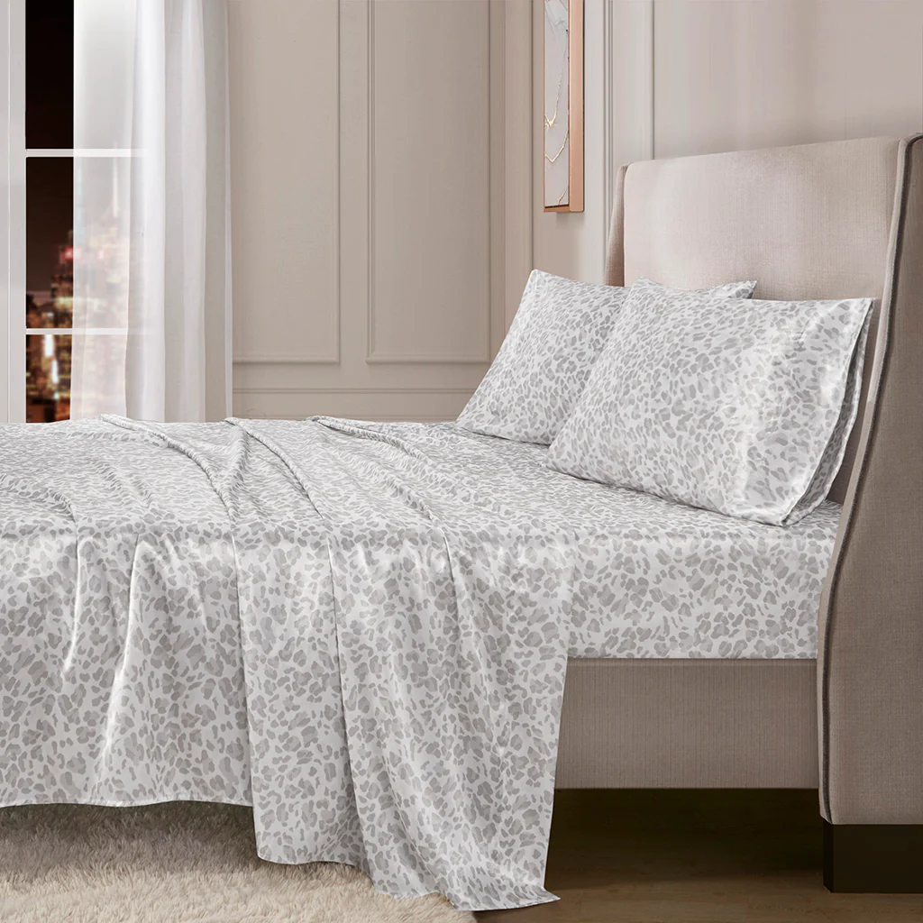 Printed Satin Sheet Set - Image 14