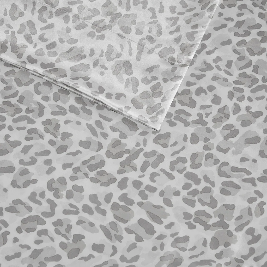 Printed Satin Sheet Set - Image 37