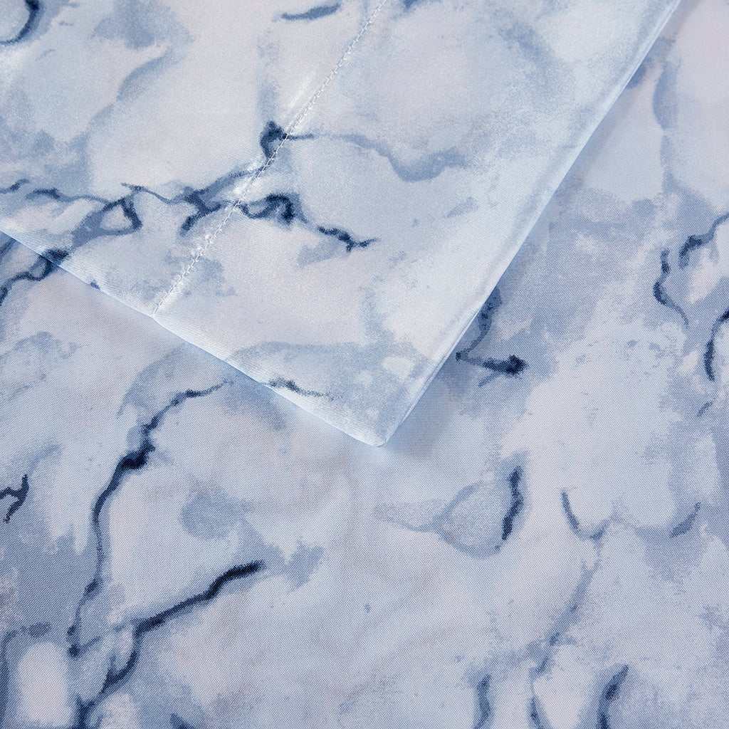 Printed Satin Sheet Set - Image 38