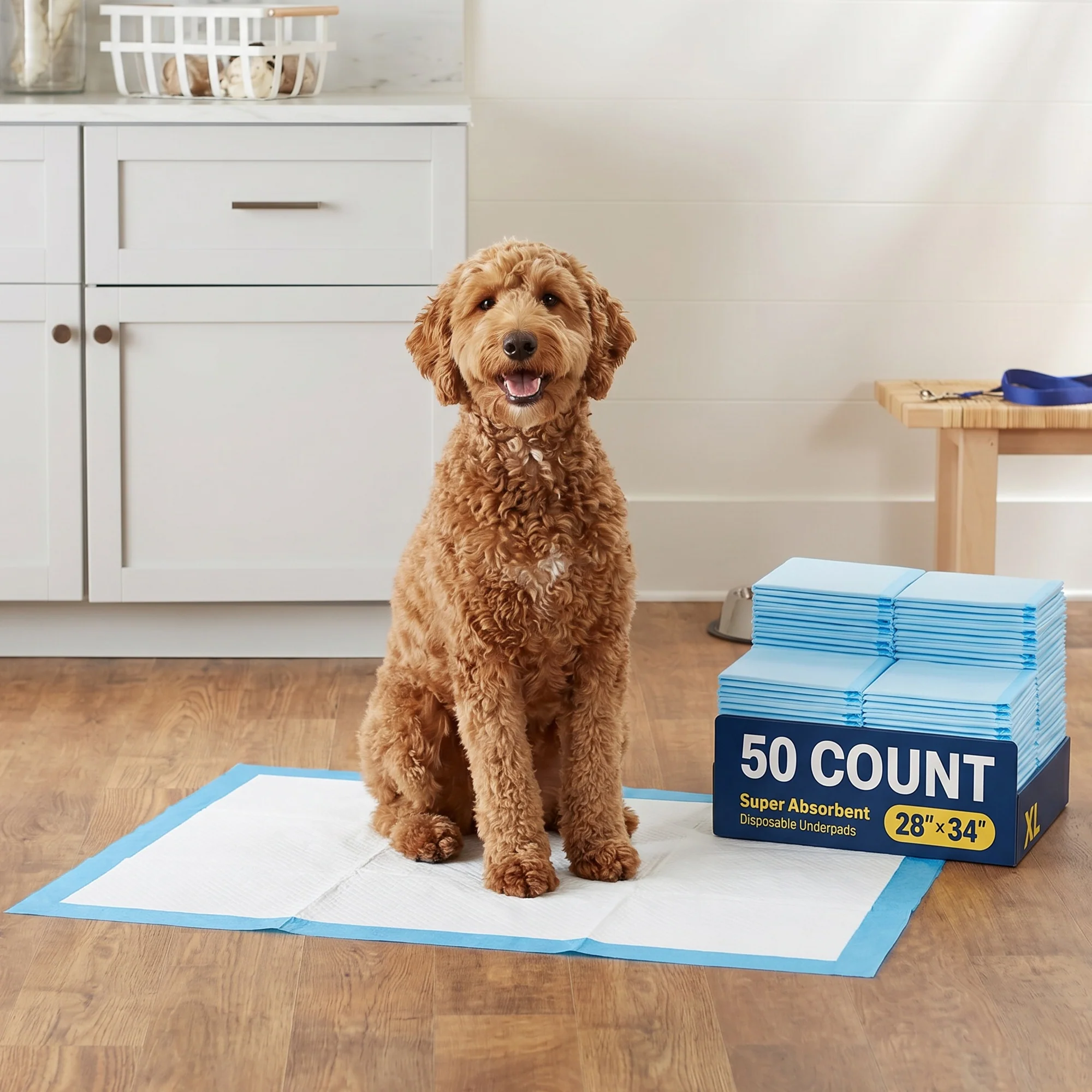 Pureline Disposable Absorbent Pads 30"x36" 50 ct/pk, 1pk - Image 3