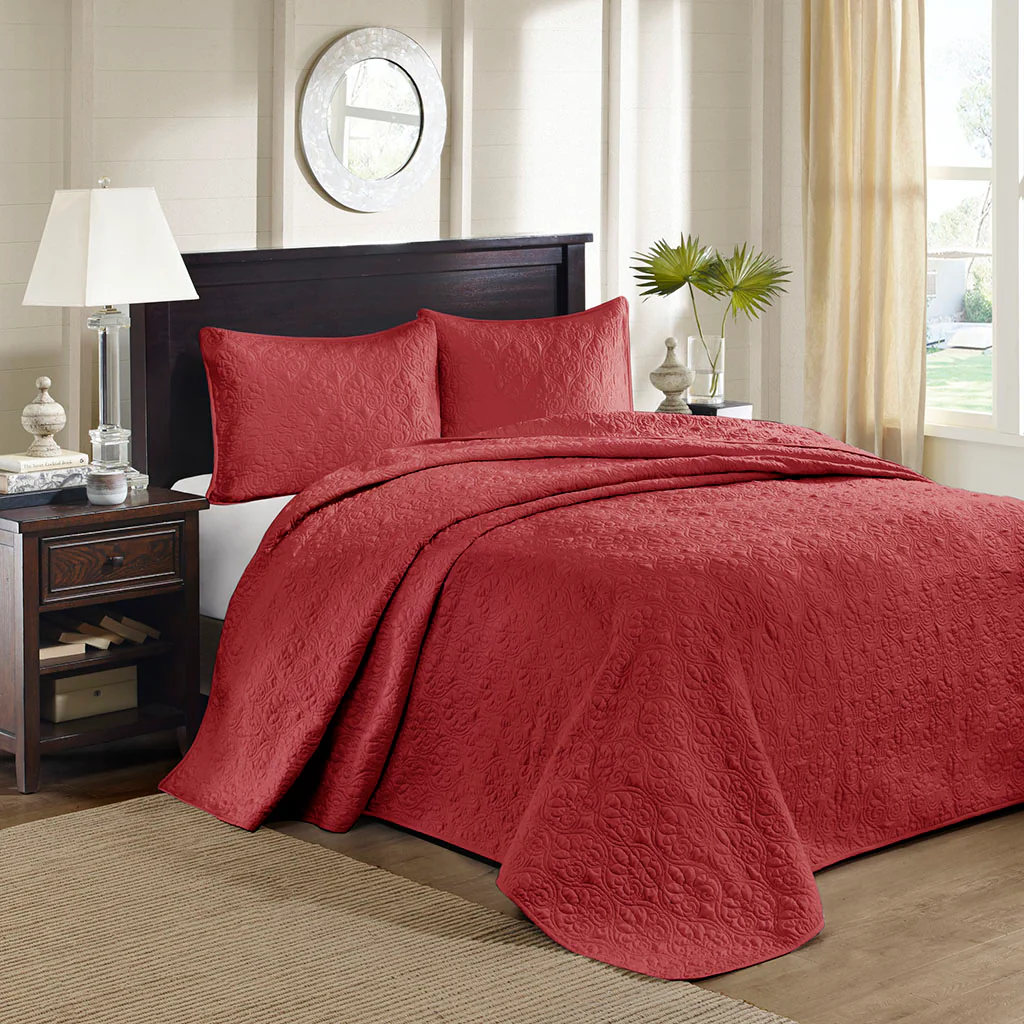Quebec 3-Piece Reversible Bedspread Set - Image 11