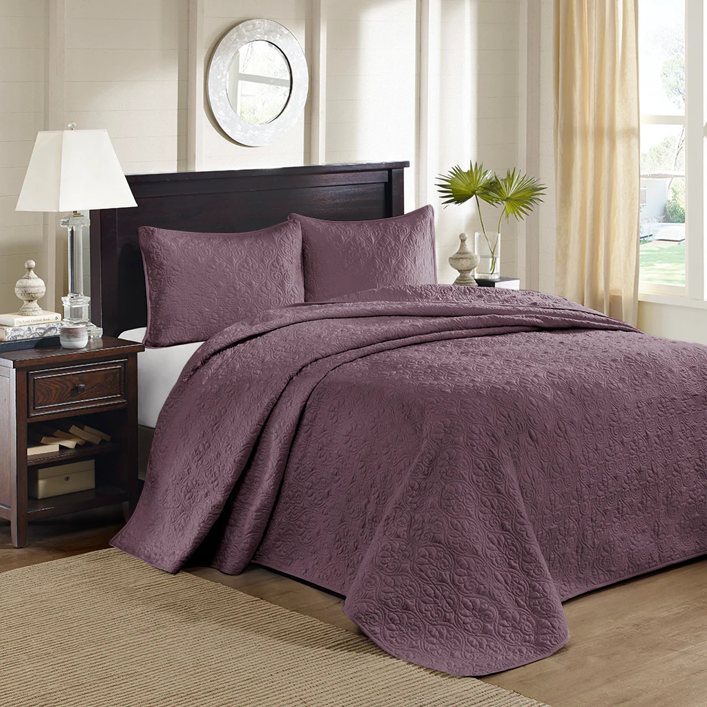 Quebec 3-Piece Reversible Bedspread Set - Image 24